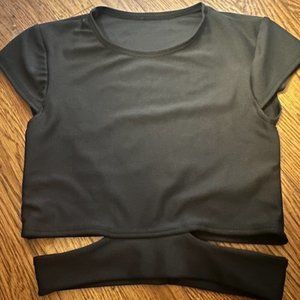 Five Dancewear Rebel Crop Black Size YL